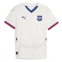 Camisa de Futebol Sérvia Equipamento Secundário Europeu 2024 Manga Curta